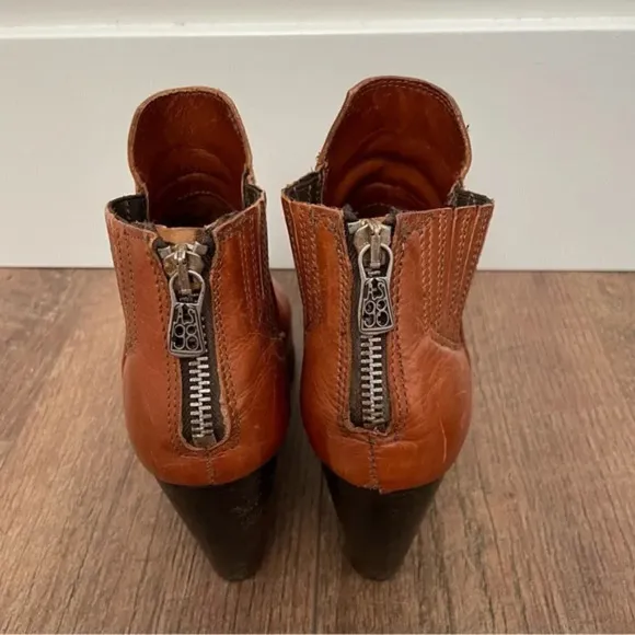 AS98 Leather Ankle Bootie