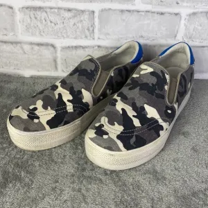 Ash Platflorm Gray Camo Slip On Sneakers Size 8.5/39