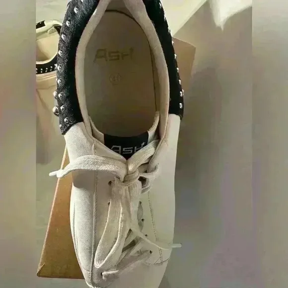 Ash Platform Sneakers with Stud Detail