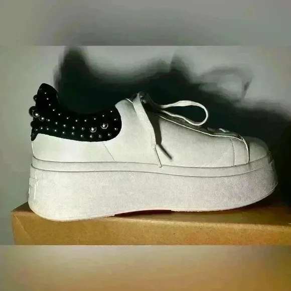 Ash Platform Sneakers with Stud Detail