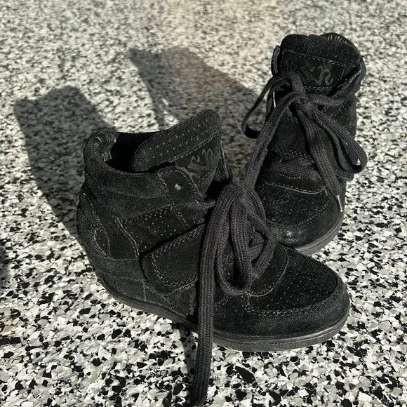 Ash platform sneakers