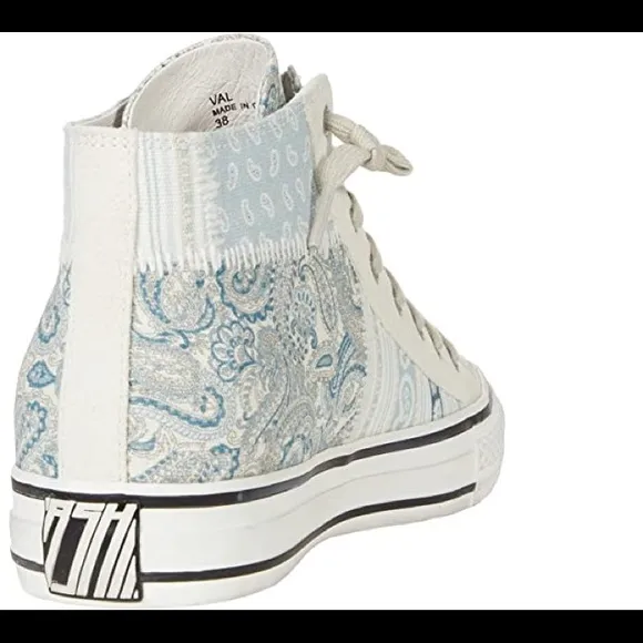 ASH VAL HIGH TOP PLATFORM ZIP FRONT SNEAKERS NWT SZ 9