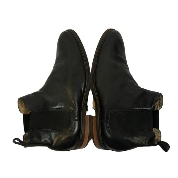 Aston Grey PAGLIAGA Chelsea boots in black size 11.5