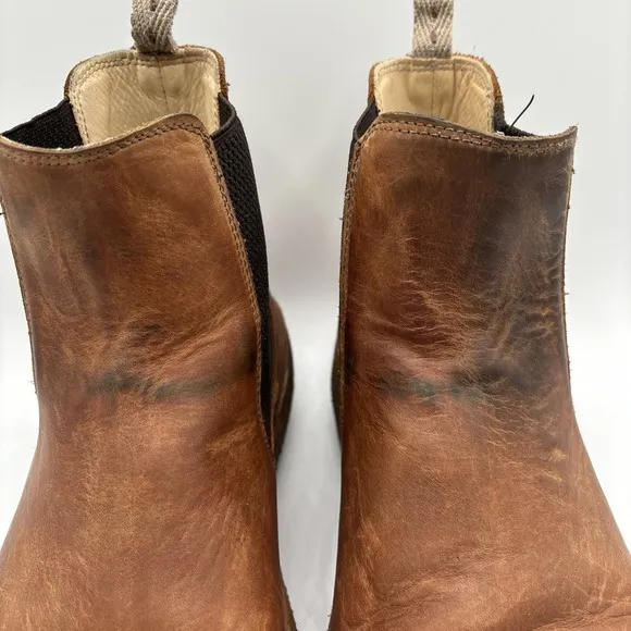 Astorflex Bitflex Chelsea Boots Men's Size EU 43 Brown Leather Italy Pull On