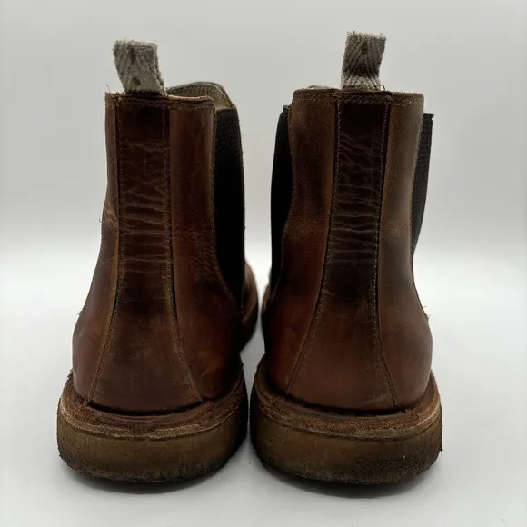Astorflex Bitflex Chelsea Boots Men's Size EU 43 Brown Leather Italy Pull On