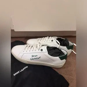Authentic Saint Laurent Court Classic Low Top Sneakers Green-Brand New. Size 39