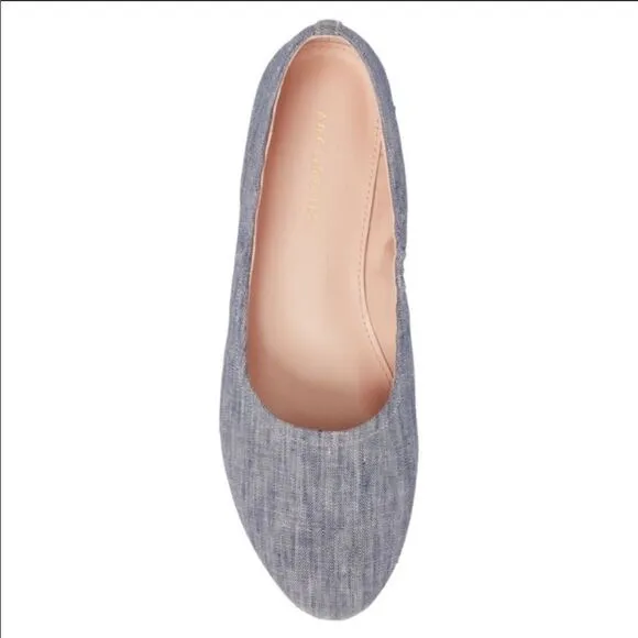 Avec Les Filles Denim Ballet Flats
