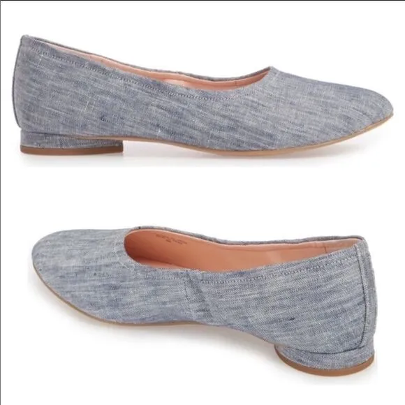 Avec Les Filles Denim Ballet Flats