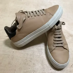 Axel Arigato Platform Sneakers Size 8.5 Tan Leather