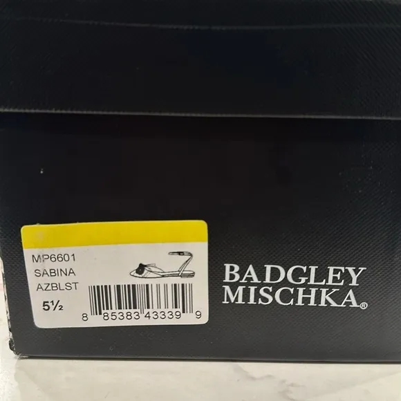 Badgley Mischka Sabina Satin Ballet Flats NEW BLUE Size 5.5