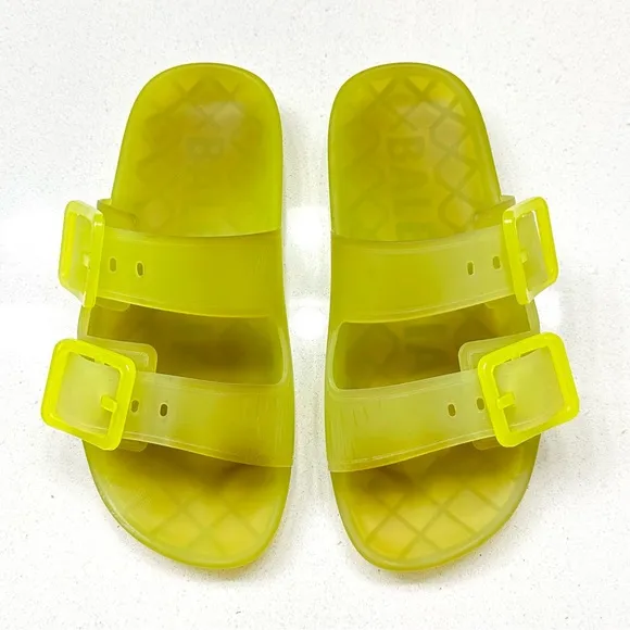Balenciaga Mallorca Birkenstock Rubber Translucent Slip On Unisex Slide Sandals