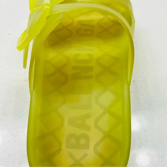 Balenciaga Mallorca Birkenstock Rubber Translucent Slip On Unisex Slide Sandals