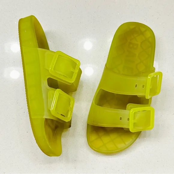 Balenciaga Mallorca Birkenstock Rubber Translucent Slip On Unisex Slide Sandals