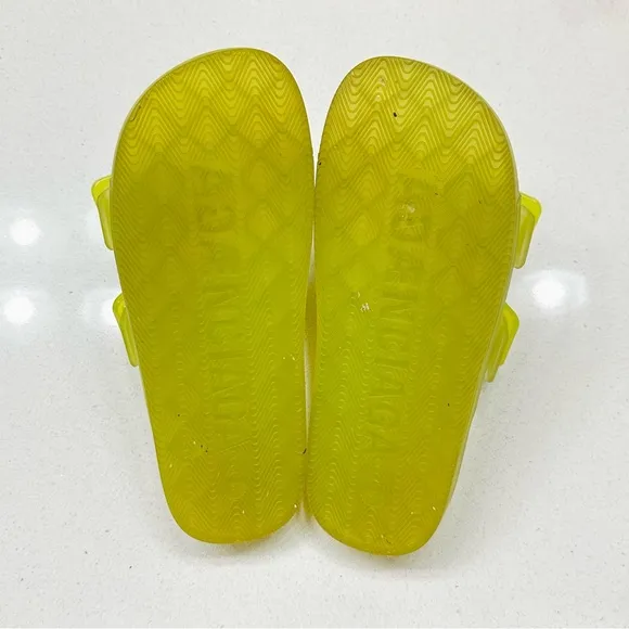 Balenciaga Mallorca Birkenstock Rubber Translucent Slip On Unisex Slide Sandals