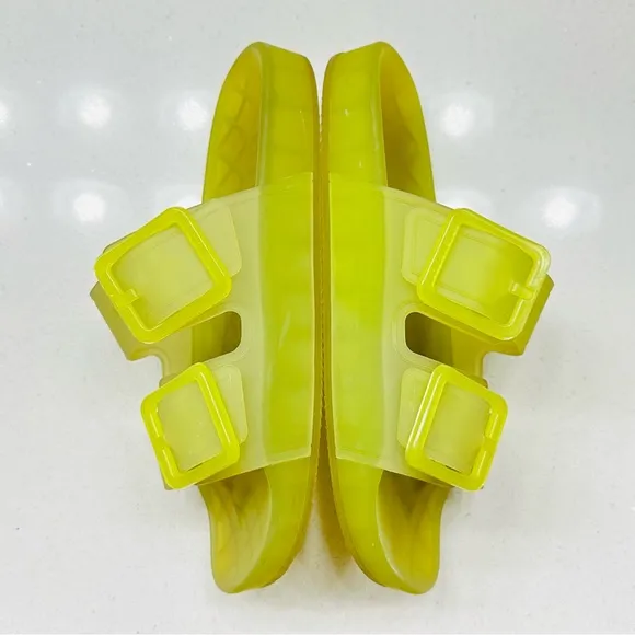 Balenciaga Mallorca Birkenstock Rubber Translucent Slip On Unisex Slide Sandals
