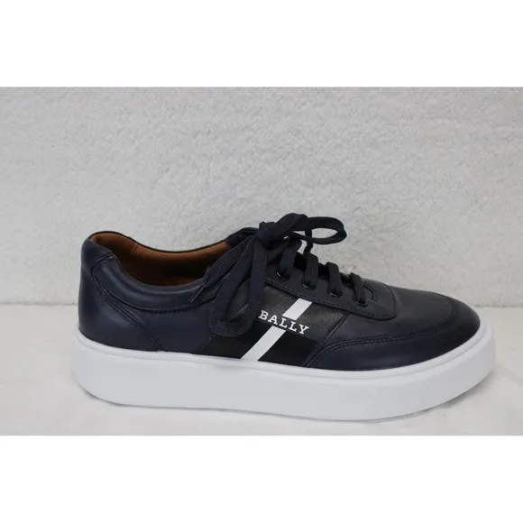 Bally Leather Sneakers Platform Casual Shoes Designer Fashion Size
