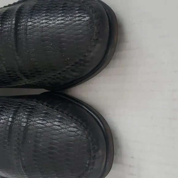 Bally Norwood Black Woven Slip On Leather Loafers 8 W