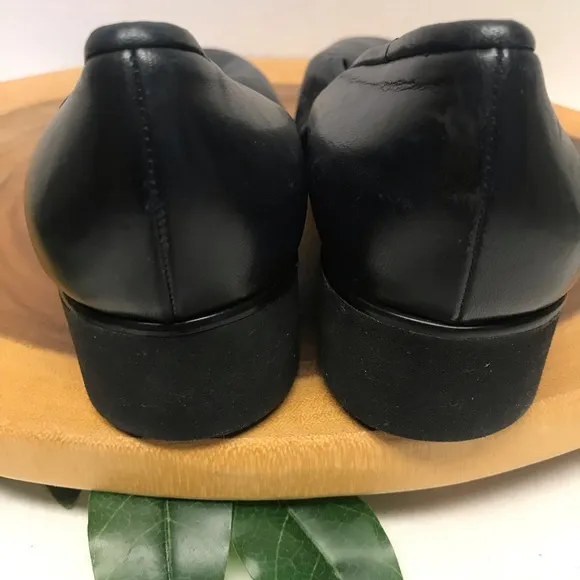 Bally Tignale Navy Blue Butter Soft Leather Wedge