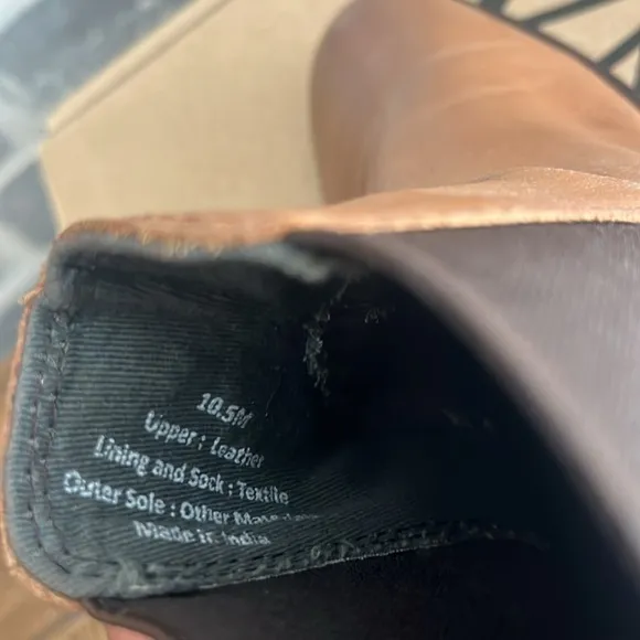 Banana Republic Ty Chelsea Boots Dress Shoes Mens Size 10.5 Brown Leather