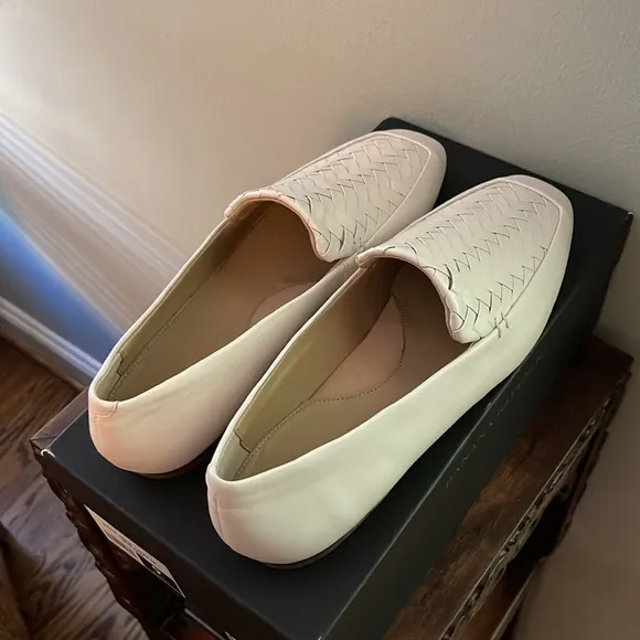 Banana Republic Woven Leather Soft Loafer Shoe