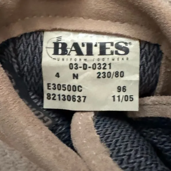 BATES Men Combat Military Desert Coyote Tan Boots-Size 10 in Heel/Toe-Size 4 N