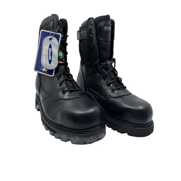 Bates Men's F2413-05 Black Size 7.5 Thinsulate Combat Steel Toe Boots NWTS AS/IS