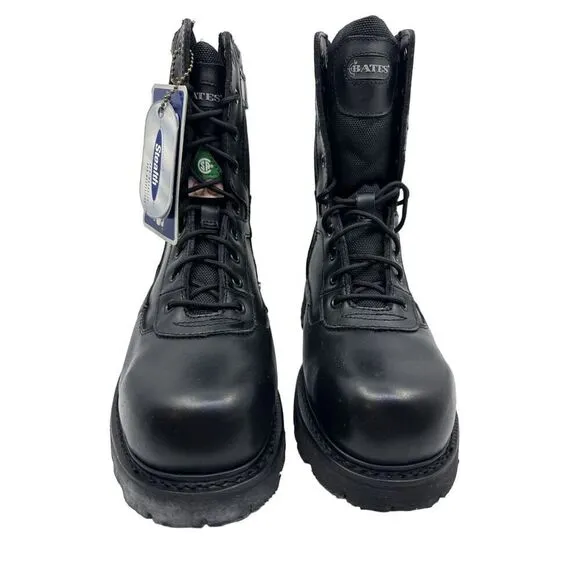 Bates Men's F2413-05 Black Size 7.5 Thinsulate Combat Steel Toe Boots NWTS AS/IS