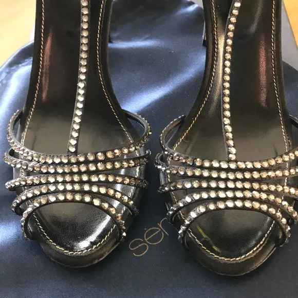 Beautiful Sergio Rossi crystal embellished sandals