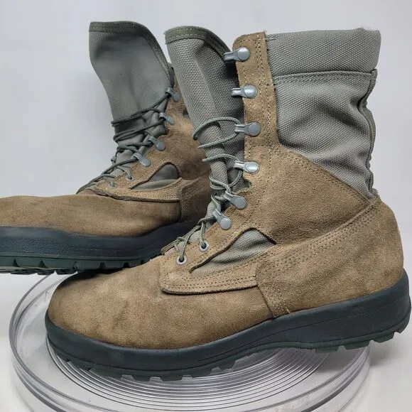 Belleville Boots AFTW Gore-Tex Mens 12W Sage Insulated Leather Flight Combat USA