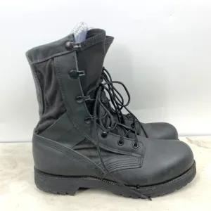 Belleville Boots Men Size 6 Black Leather Shoes Combat Military Steel Toe Vibram