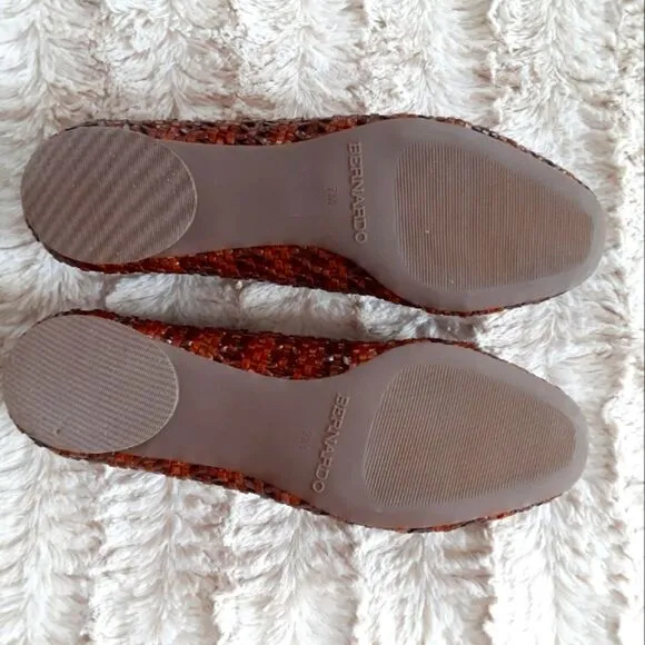 Bernardo Edyth Woven Raffia Women's Loafers Size 7M
