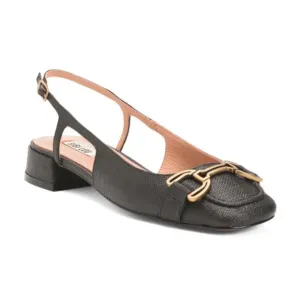 BIBI LOU Leather Slingback Flats