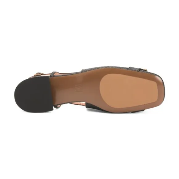 BIBI LOU Leather Slingback Flats