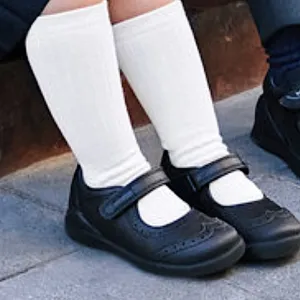 Biomechanics Black Leather Mary Jane Flats