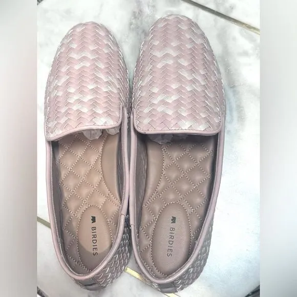 BIRDIES Starling Woven Flat Loafers Size 7