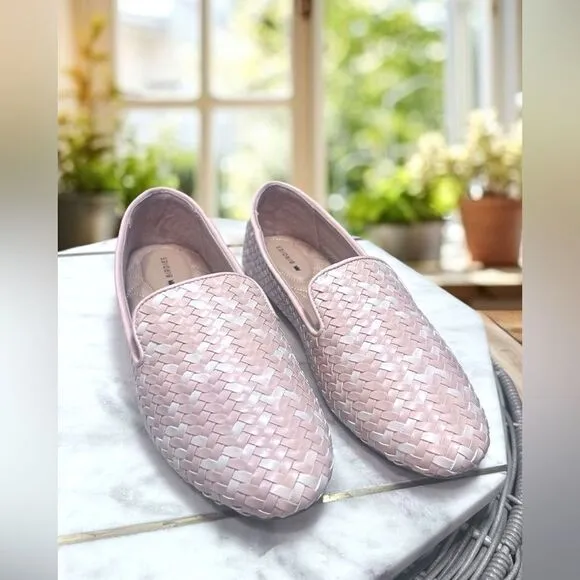 BIRDIES Starling Woven Flat Loafers Size 7