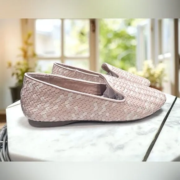 BIRDIES Starling Woven Flat Loafers Size 7