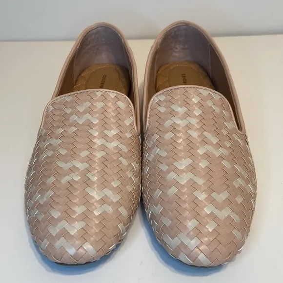 Birdies Starling Woven Leather Flats Size 10