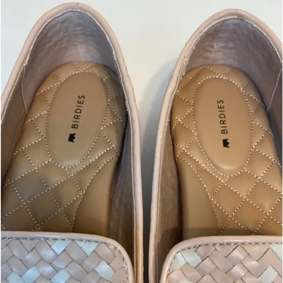 Birdies Starling Woven Leather Flats Size 10