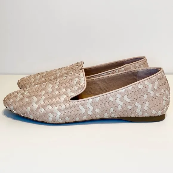 Birdies Starling Woven Leather Flats Size 10