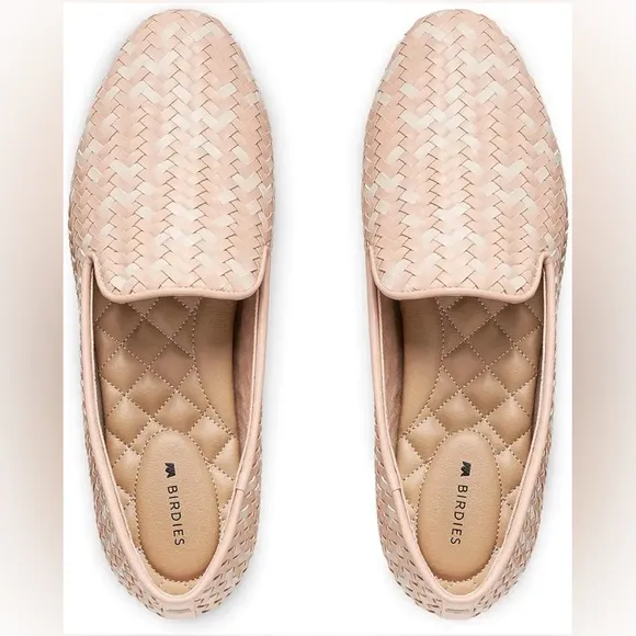Birdies Starling Woven Leather Flats Size 10
