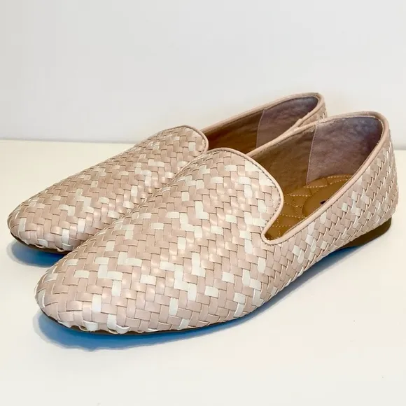 Birdies Starling Woven Leather Flats Size 10