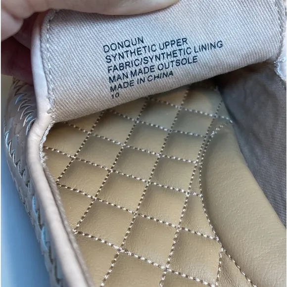 Birdies Starling Woven Leather Flats Size 10