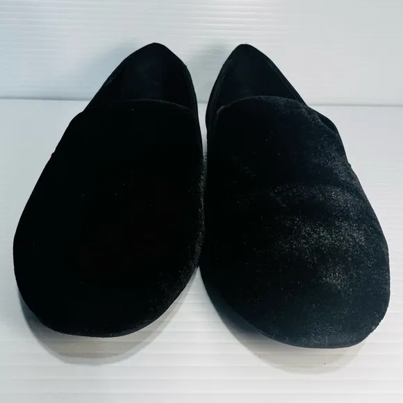 Birdies The Starling Black Velvet Flats Size 7.5