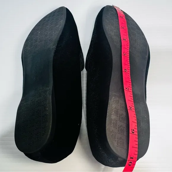 Birdies The Starling Black Velvet Flats Size 7.5