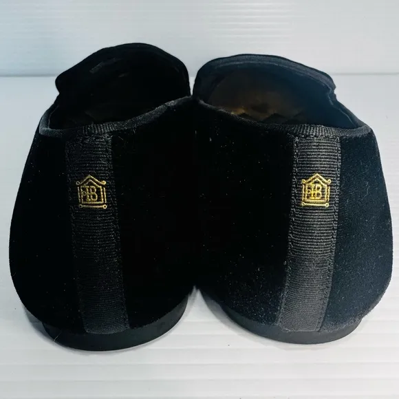 Birdies The Starling Black Velvet Flats Size 7.5