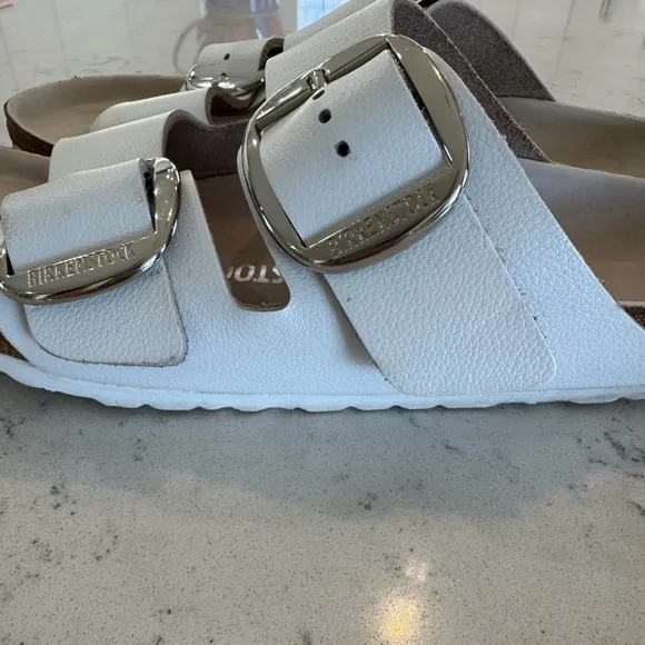 Birkenstock Arizona Big Buckle SlideSandal - Women's Size 42 (US 11) White