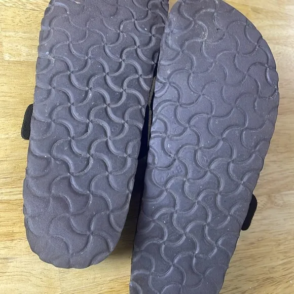 Birkenstock Arizona brown Suede soft footbed Sandals 40