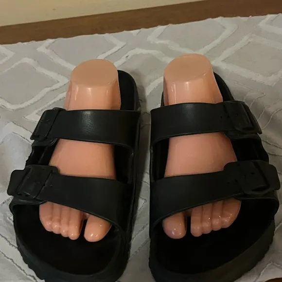 Birkenstock Arizona Eva Black Sandals Sz 13 (45)