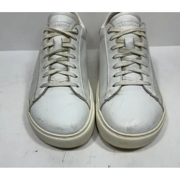 Birkenstock Bend Low Top Leather Sneakers White Women’s Size 8 Narrow